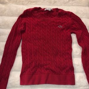Lacoste Bright Red Sweater